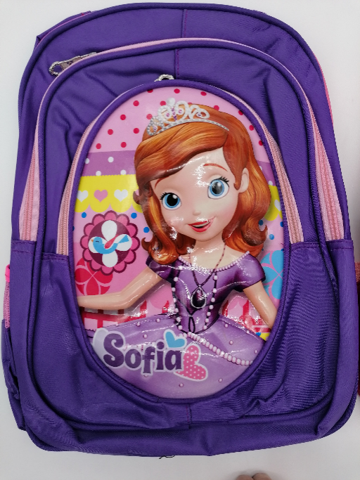 Childrens Bag Sofia The First 3D  Purple