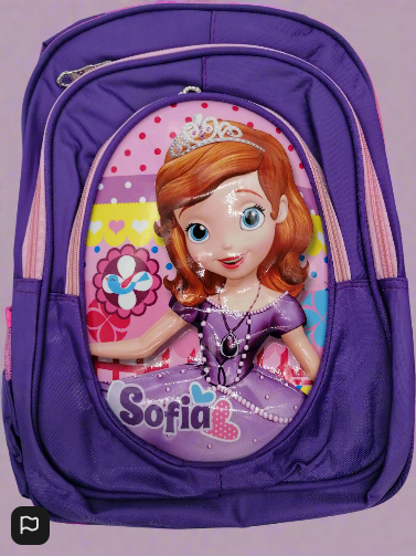 Childrens Bag Sofia The First 3D  Purple