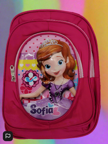 Childrens Bag Sofia The First 3D  Pink