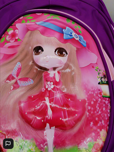Childrens Bag Gorgeous Girl 3D  Purple