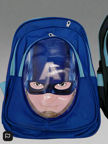 Marvel Captain America 3D Childrens Bag Blue