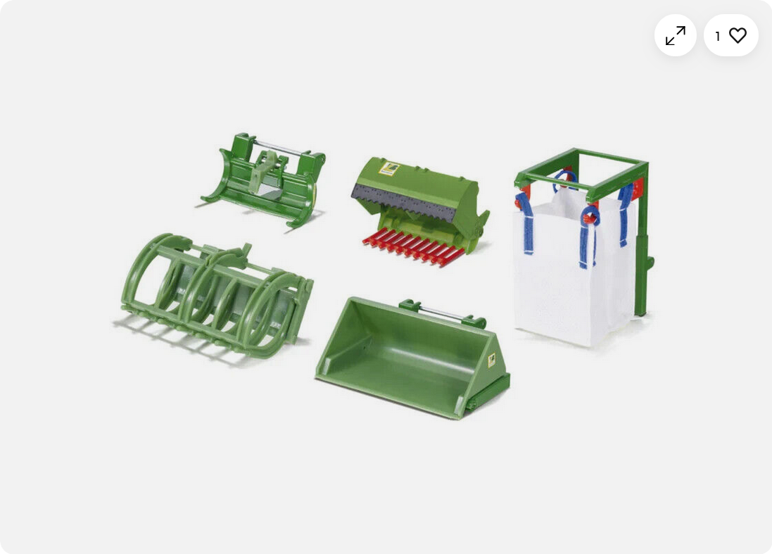 Siku No 3658 Accessories Set For Front Loader Scale 1:32