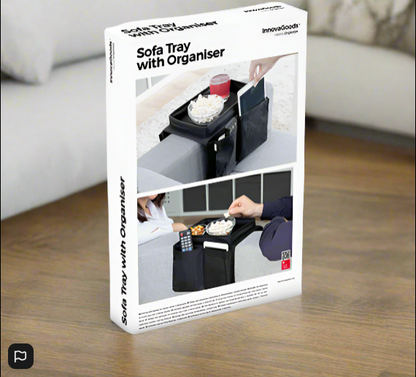 InnovaGoods Sofa Tray with Organiser for Remote Controls