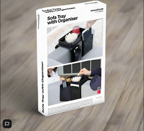 InnovaGoods Sofa Tray with Organiser for Remote Controls