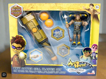 Matt Hatter Cell Blaster Playset featuring the Minotaur