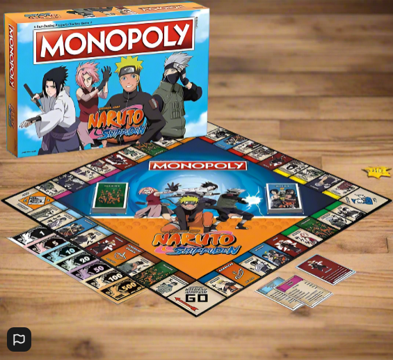 Monopoly Naruto Shippuden Board Game