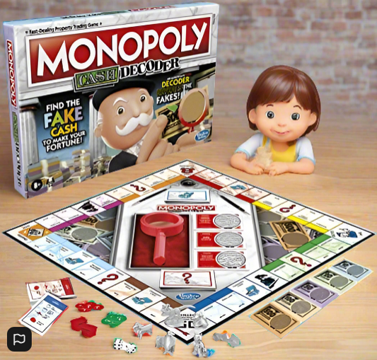 Monopoly Cash Decoder Family Board Game