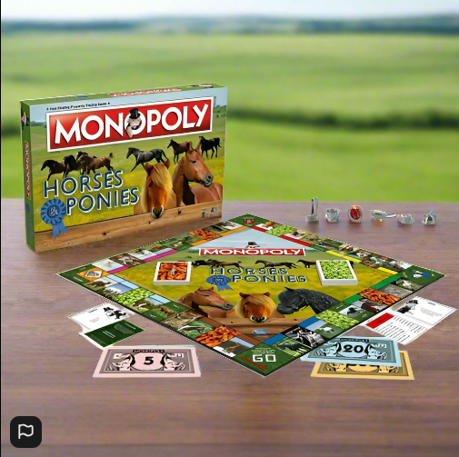 Monopoly Horses and Ponies Edition Family Board Game