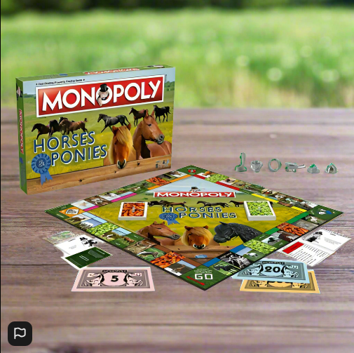 Monopoly Horses and Ponies Edition Family Board Game