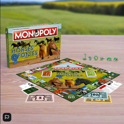 Monopoly Horses and Ponies Edition Family Board Game