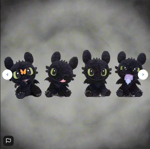 How To Train Your Dragon 18 cm Plush Toothless Expressions 1 Supplied