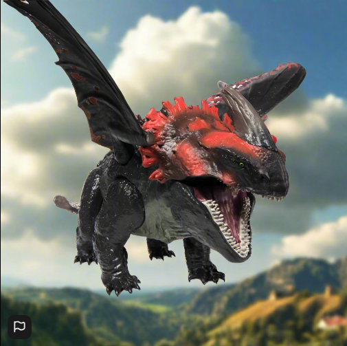 Dreamworks How To Train Your Dragon Action Figure Titan Red Death