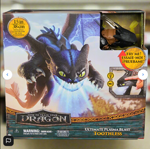 Dreamworks How to Train Your Dragon Action Figure Ultimate Plasma Blast Toothless