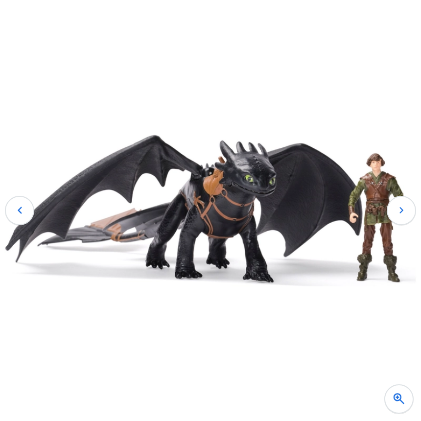 Dreamworks How to Train Your Dragon Action Figures Toothless & Hiccup 2 Pack