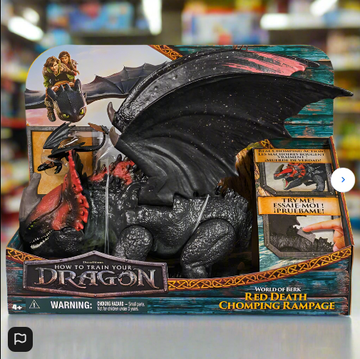 Dreamworks How to Train Your Dragon Action Figure Chomping Rampage Red Death
