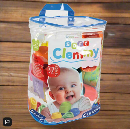 Clementoni Soft Clemmy 32 Soft Blocks Bag
