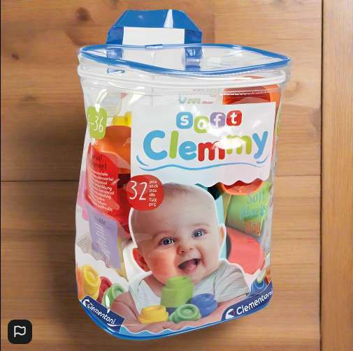 Clementoni Soft Clemmy 32 Soft Blocks Bag
