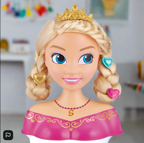 Sparkle Girlz Princess Hair Styling Head By ZURU