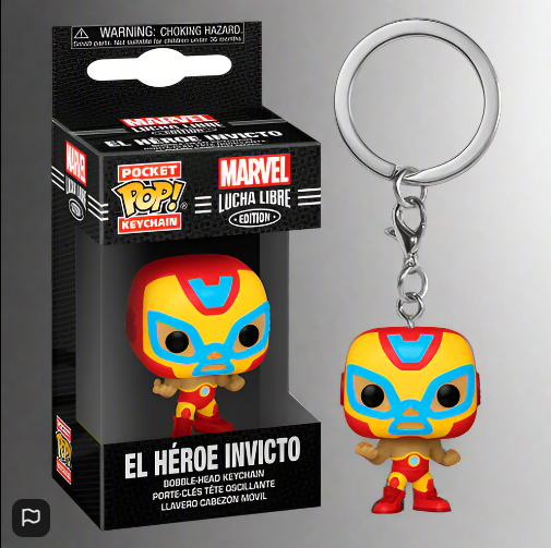 Funko POP! El Heroe Invicto Keychain