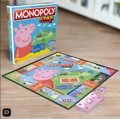 Monopoly Junior: Peppa Pig Edition Board Game