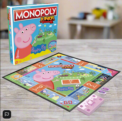 Monopoly Junior: Peppa Pig Edition Board Game