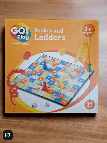 Snakes And Ladders Kids Board Game