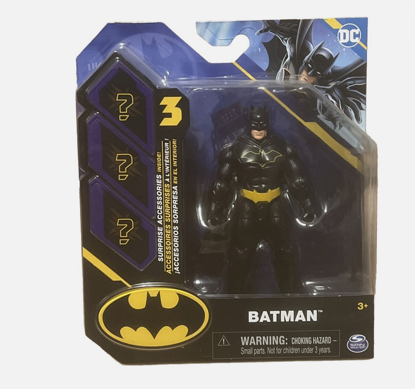 DC Batman Action Figure 10cm With 3 Surprise Accessories