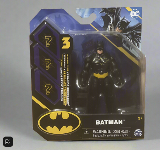 DC Batman Action Figure 10cm With 3 Surprise Accessories