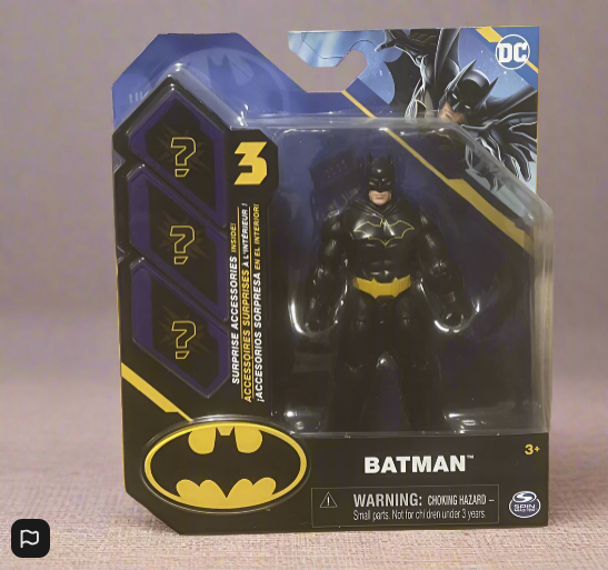 DC Batman Action Figure 10cm With 3 Surprise Accessories