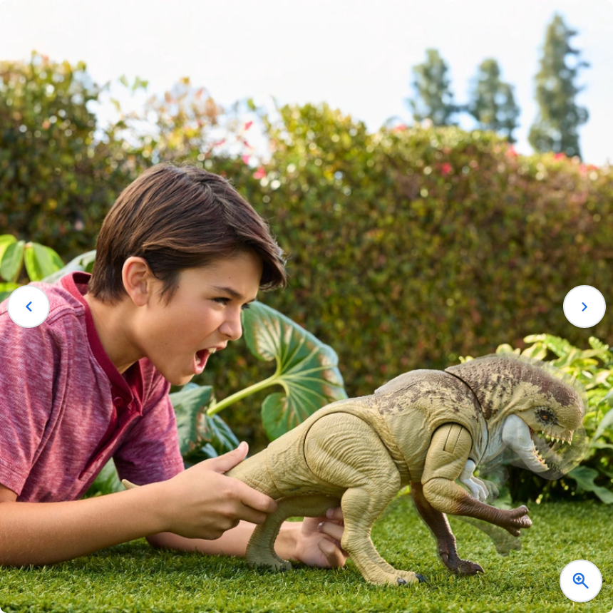 Jurassic World Rebirth Rumble 'n Rampage Dinosaur Action Figure Distortus Rex