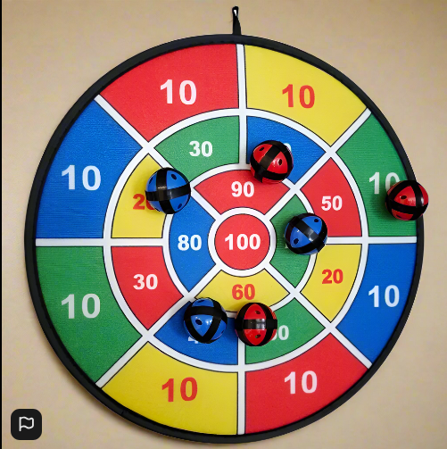 37cm Self-Fastening Fabric Target Game