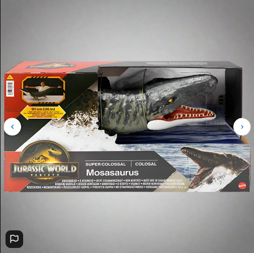 Jurassic World Rebirth Super Colossal Dinosaur Action Figure Mosasaurus