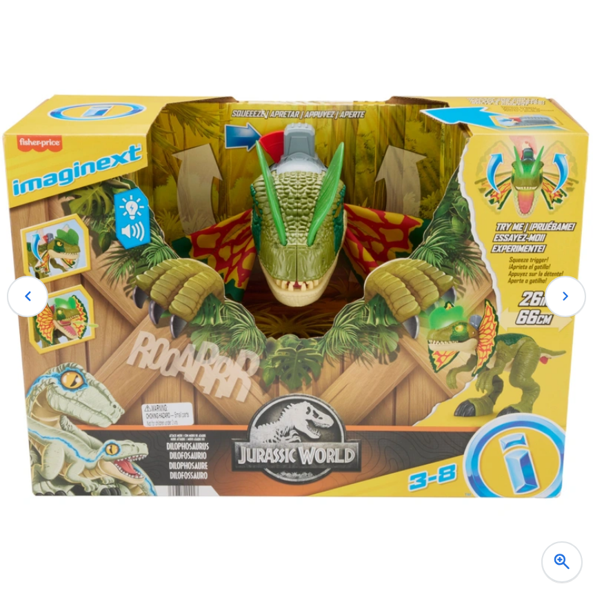 Imaginext Jurassic World Dinosaurs Attack Mode Dilophosaurus