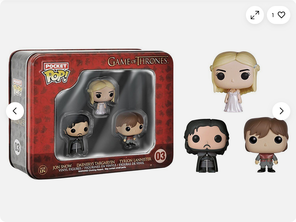 Funko GOT Pocket Pop! Mini Vinyl Figure Tin (3-Pack)
