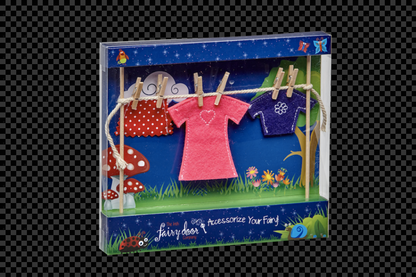 The Irish Fairy Door Female Washing Line Playset