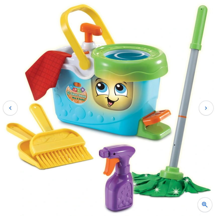 LeapFrog Clean Sweep Mop & Bucket Cleaning Toys Set