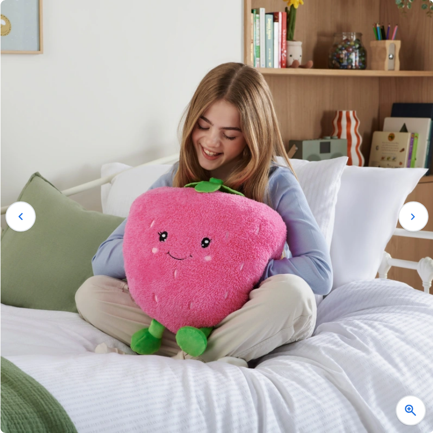 Hand Warmer Strawberry Plush