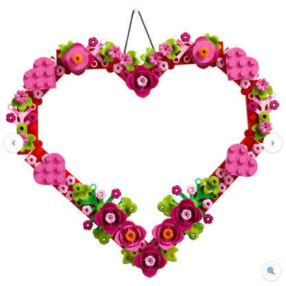 LEGO Icons 40638 Flower Heart Ornament Set Valentines Day
