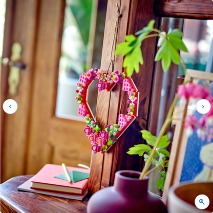 LEGO Icons 40638 Flower Heart Ornament Set Valentines Day