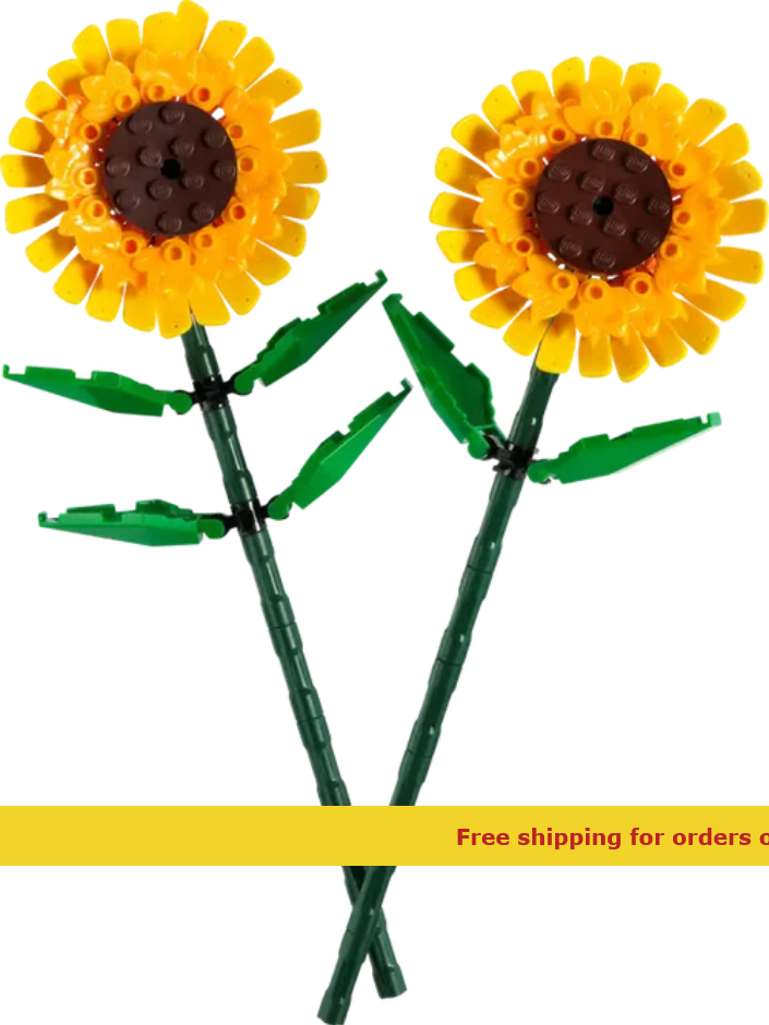 LEGO Icons Sunflowers Flowers Set 40524 Valentines Day