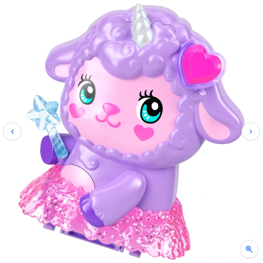 Polly Pocket Compact Bundle Set Bunny Tea Party & Cosy Dreamland Playset Dolls Gift