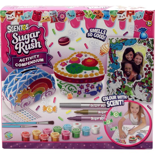 Scentos Sugar Rush - Activity Compendium - Scented Paint Pots  Photo Frame