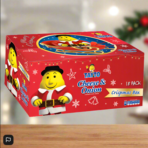 Tayto Cheese & Onion Party Box 25G X 18 Crisp Packets