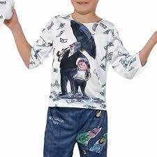 David Walliams Deluxe Billionaire Boy Costume 4 To 6 Years