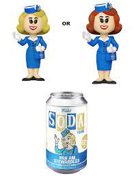 Funko Pop! Vinyl Soda Pan Am Stewardess With Possible Chase Figure