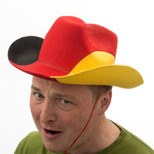 Load image into Gallery viewer, German Flag Cowboy Hat