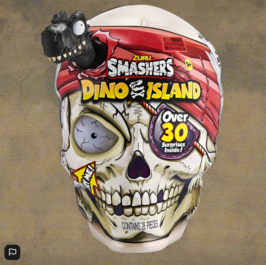 Smashers Dinosaur Island Giant Skull Over 30 Surprises Inside by Zuru