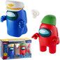 Among Us Series 2 Action Figures 2Pk Toy Crewmate Figure 11cm - Blue & Red