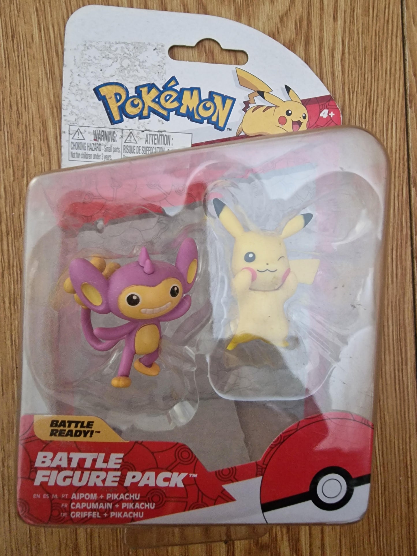 Pokémon Battle Figure 2-Pack - Pikachu & Aipom