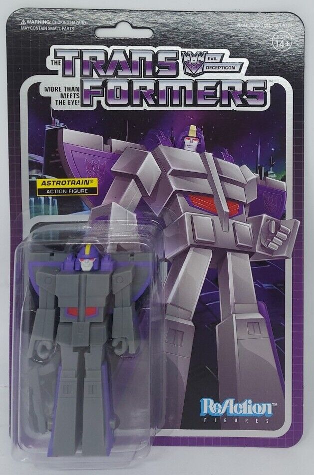 Transformers Evil Decepticon - Astrotrain - ReAction  Action Figure